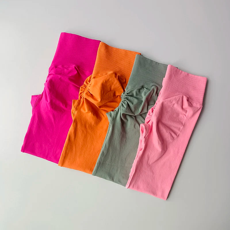 Women’s High Waist Seamless Push-Up Yoga Leggings