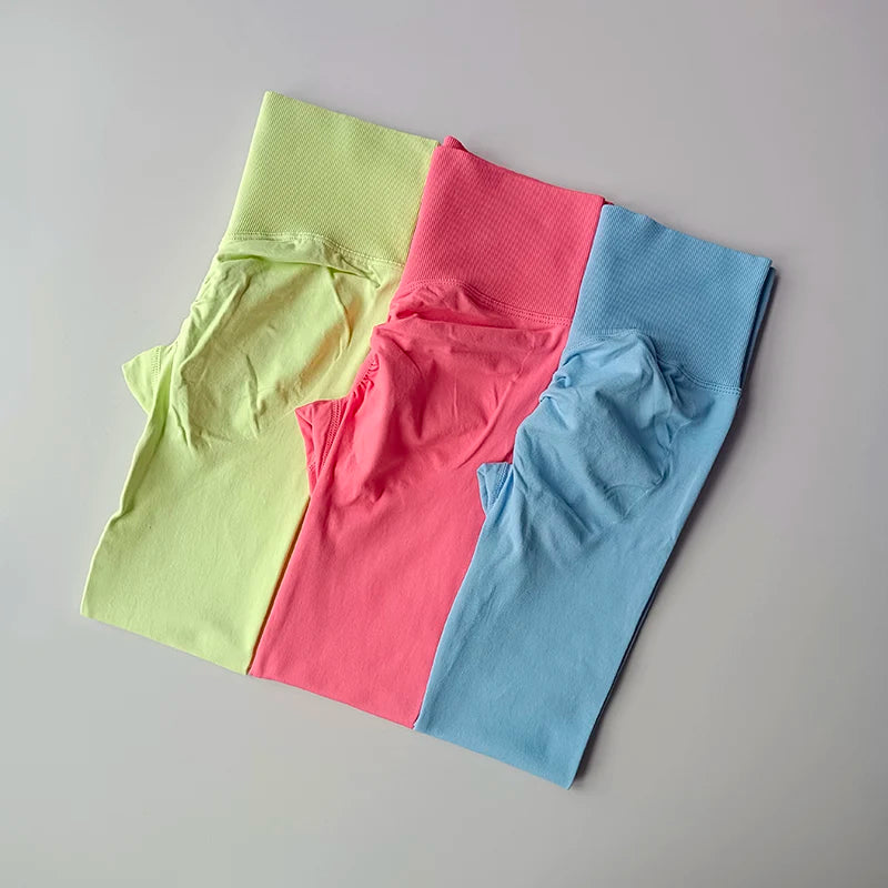 Women’s High Waist Seamless Push-Up Yoga Leggings