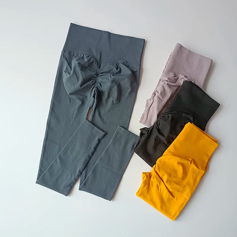 Women’s High Waist Seamless Push-Up Yoga Leggings