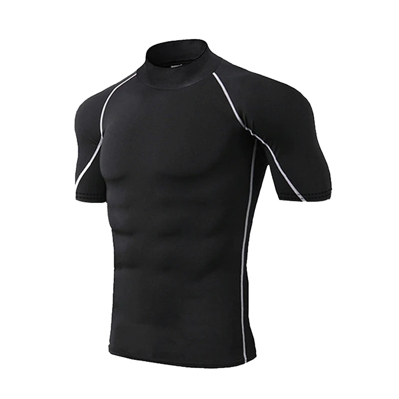 Men's Compression Workout T-Shirt – Short Sleeve Quick Dry Gym Top