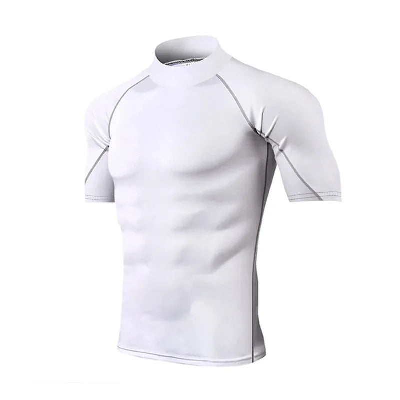 Men's Compression Workout T-Shirt – Short Sleeve Quick Dry Gym Top