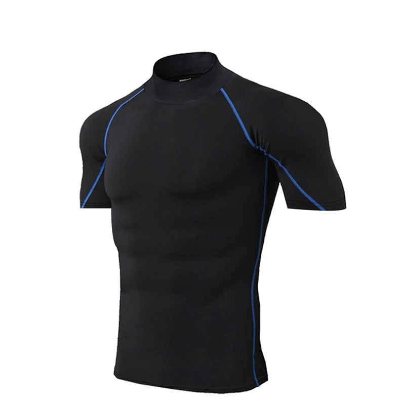 Men's Compression Workout T-Shirt – Short Sleeve Quick Dry Gym Top