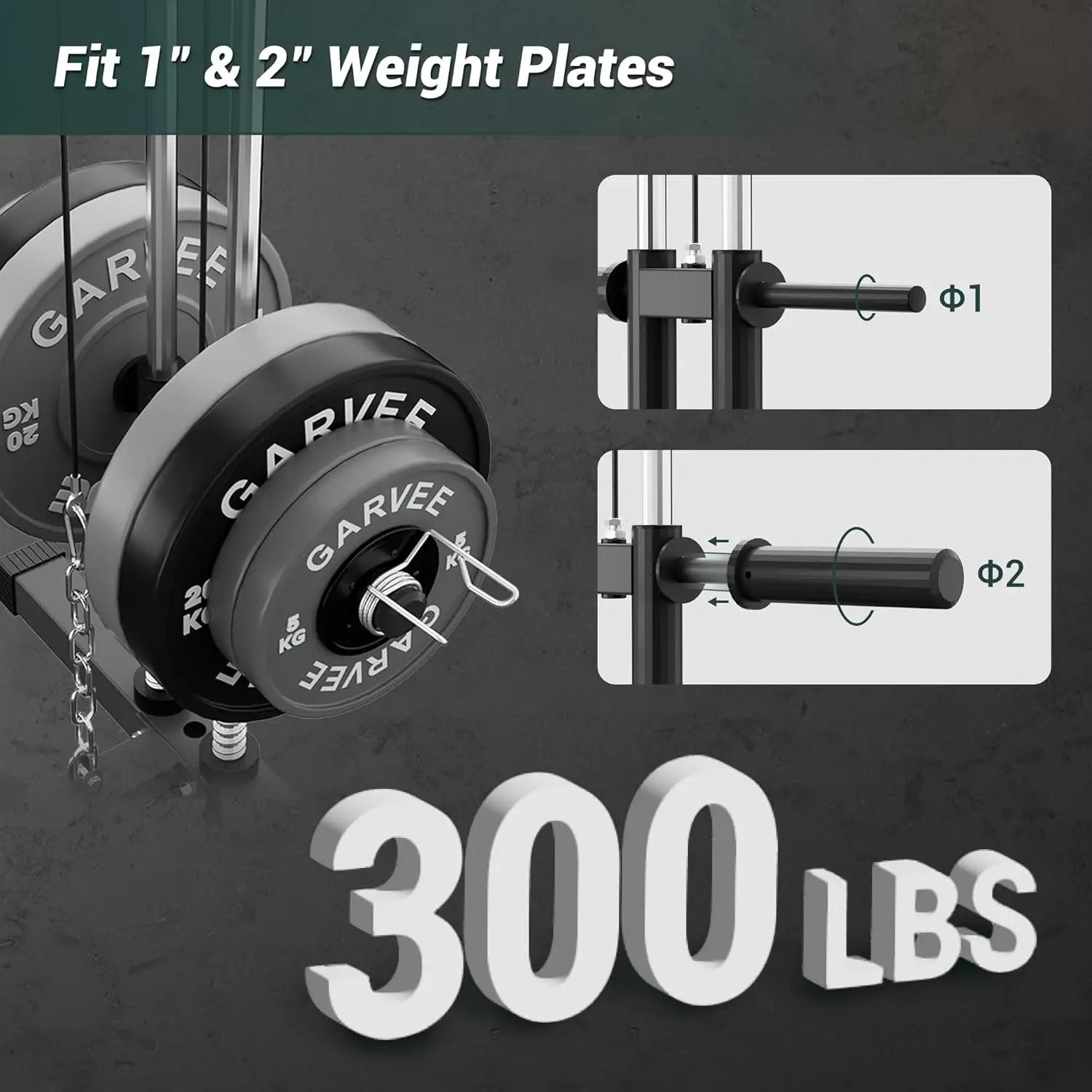 Home Gym Full Body Strength Training Machine with Pulley & Leg Press