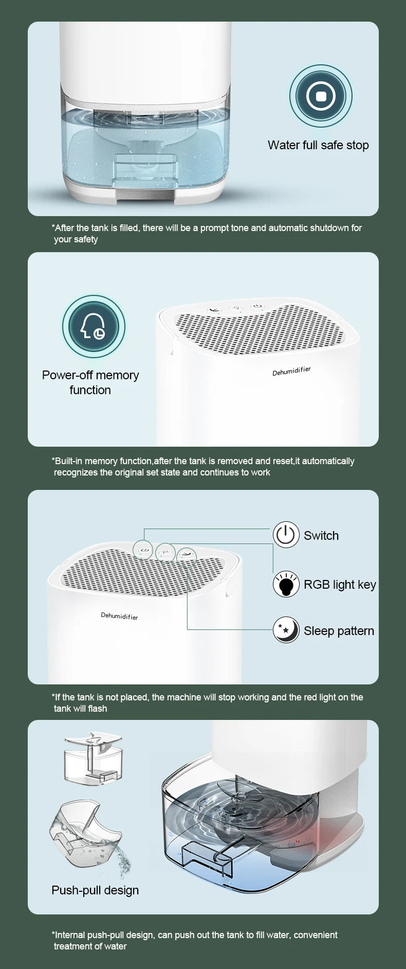 New Pattern Air Dehumidifier