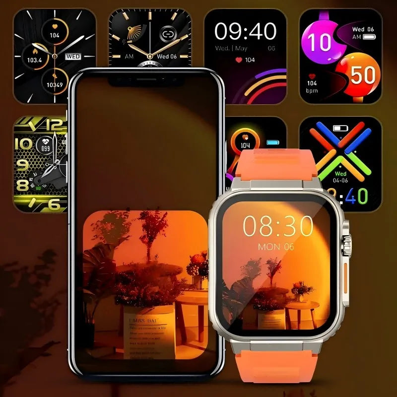 A70 Smart Watch 1.96" Bluetooth Call, Music