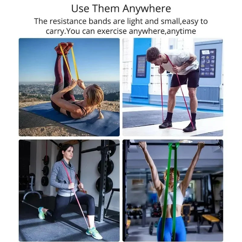 Resistance Bands – Elastic Exercise Bands for Home Workout & Strength Training