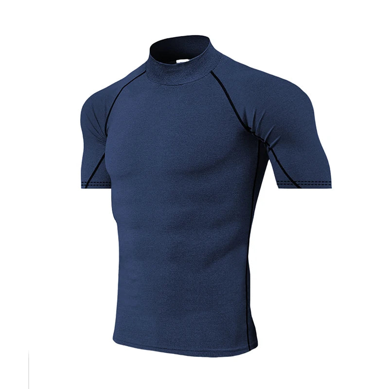 Men's Compression Workout T-Shirt – Short Sleeve Quick Dry Gym Top