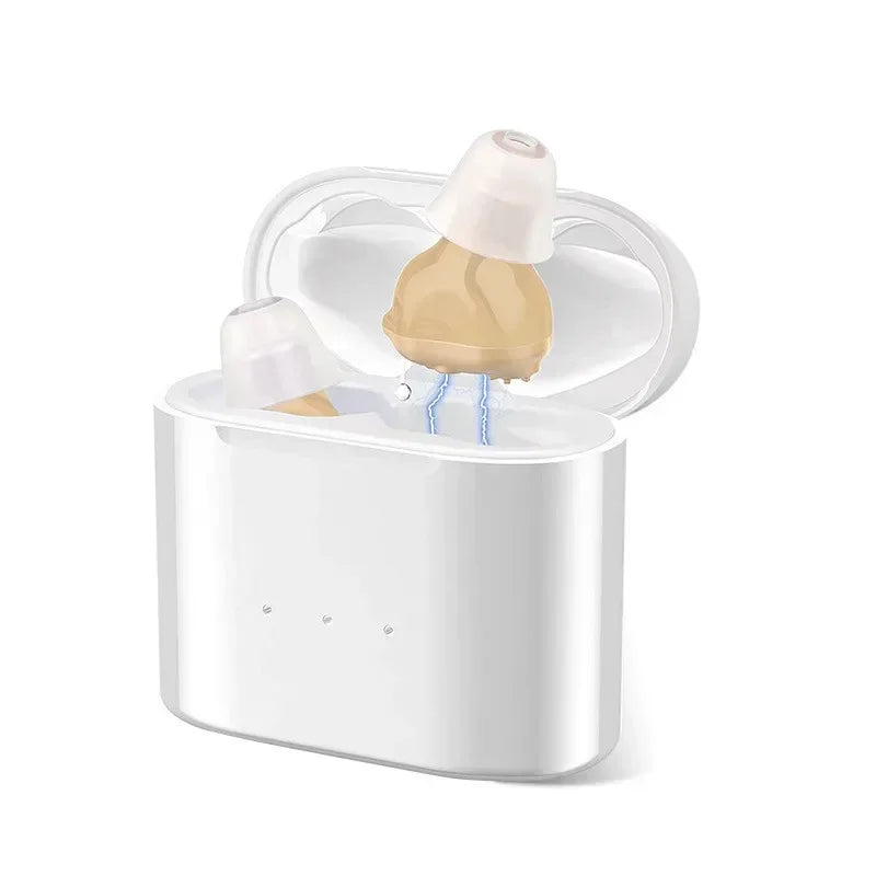 Rechargeable Mini Invisible Wireless Hearing Aid for Elderly