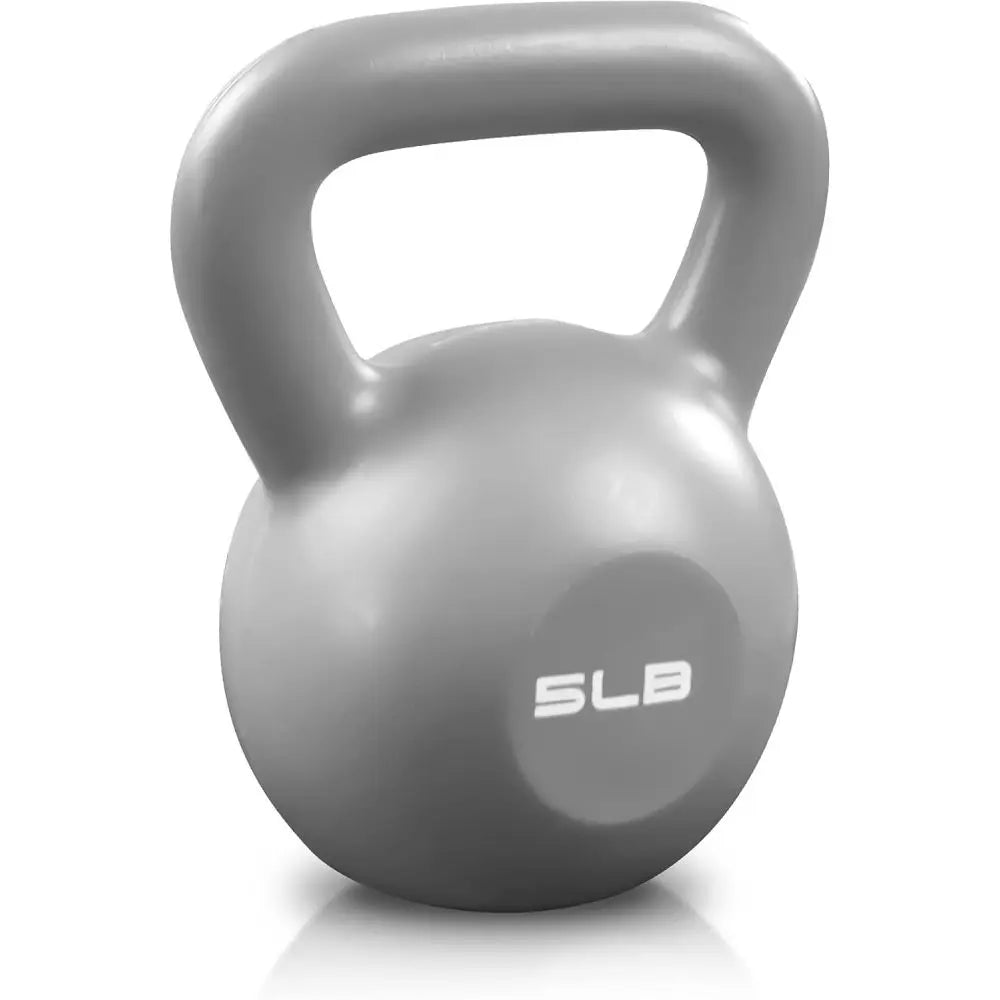 5lb Vinyl Coated Kettlebell – Strength Training Weight for Women’s Home Gym Workouts