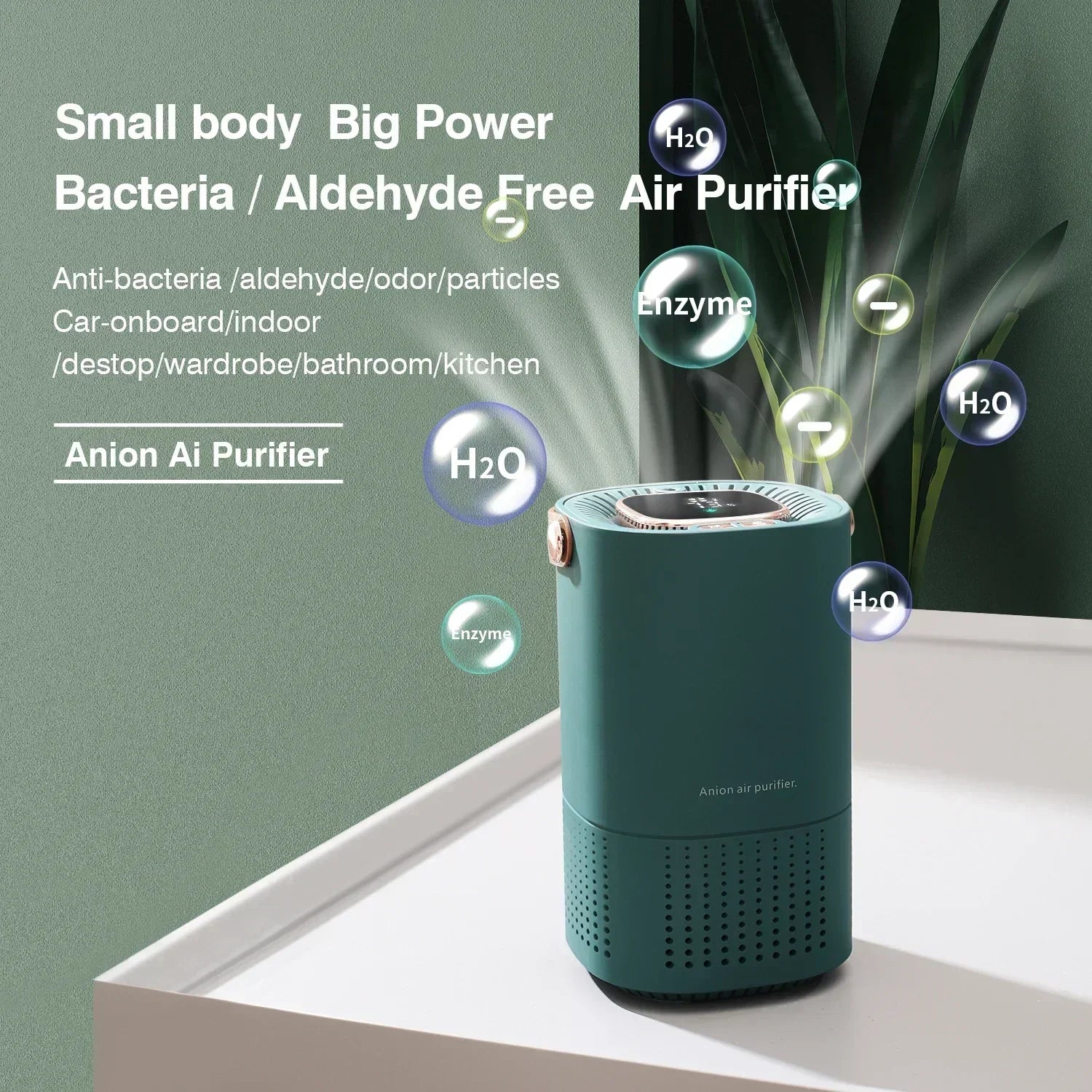 Portable Air Purifier Ionizer
