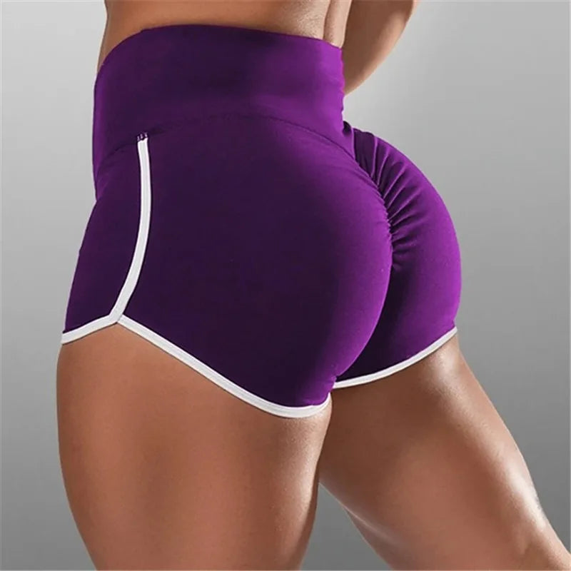 Women's Summer Gym Shorts – Low Waist Stretchy Fitness & Yoga Shorts