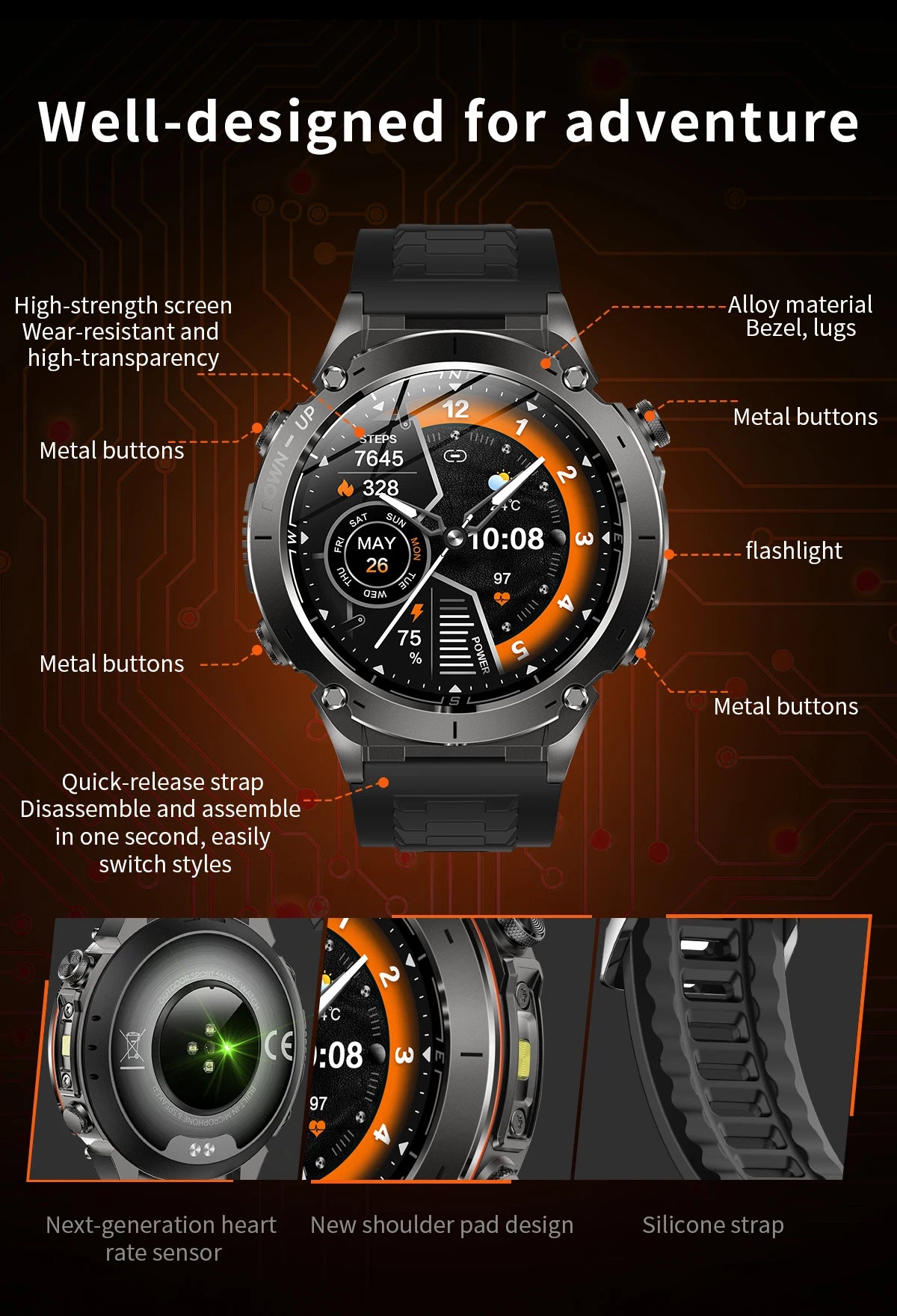 2025 Xiaomi Ultra GPS Smartwatch