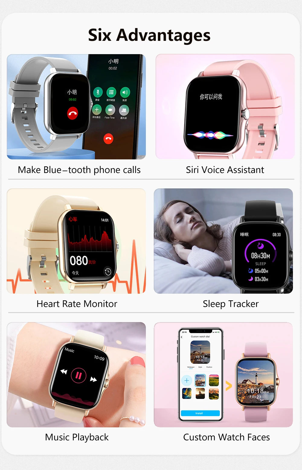 2025 Sport Smartwatch – Fitness, Health Monitor