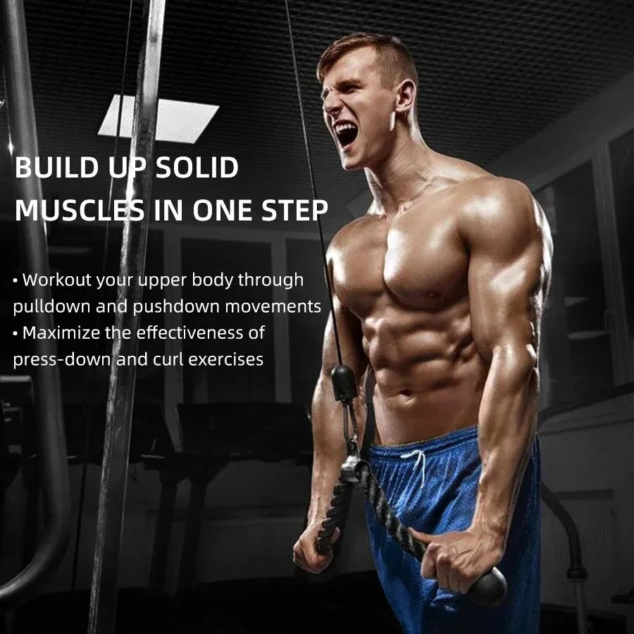 Triceps & Face Pull Rope Handle for Gym