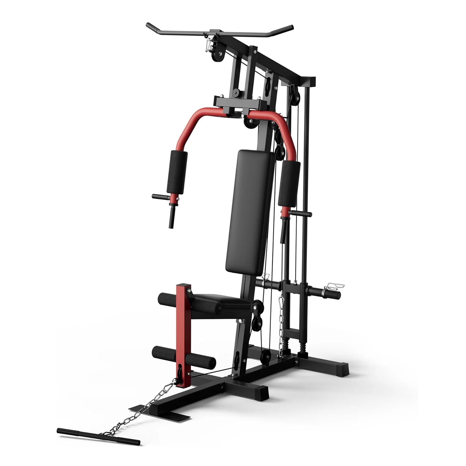 Home Gym Full Body Strength Training Machine with Pulley & Leg Press