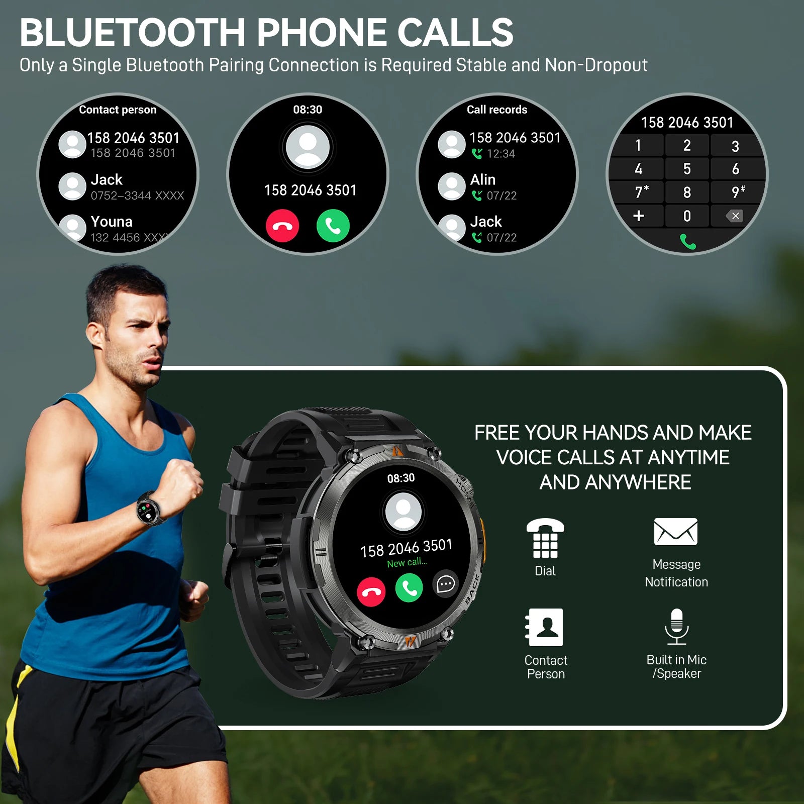 EIGIIS KE3 2024 Bluetooth Call Smartwatch