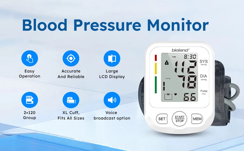 Bioland 2005 Automatic Digital Upper Arm Blood Pressure Monitor