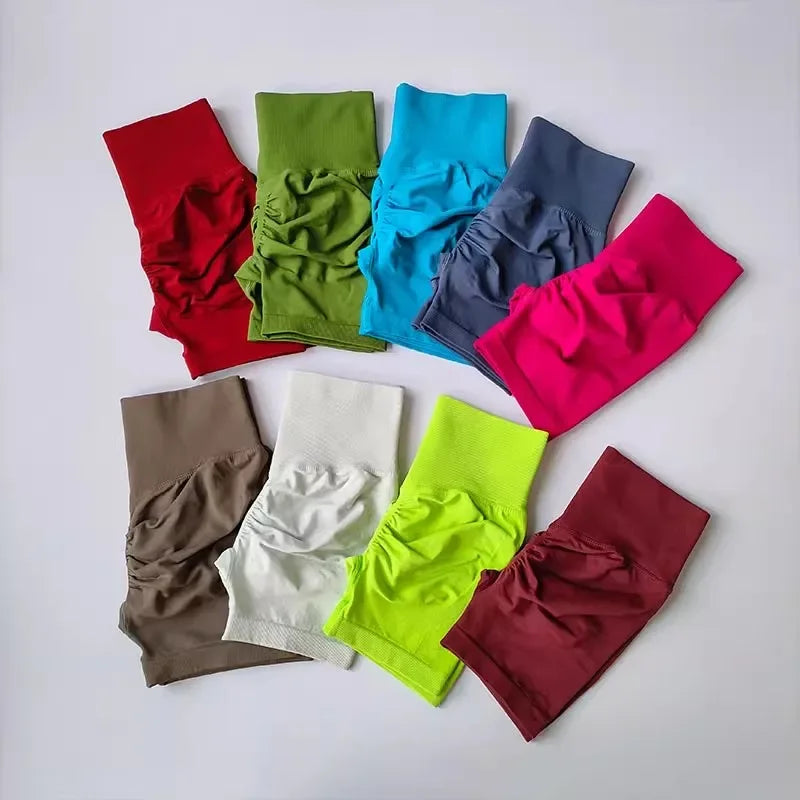 Women’s Summer High-Waist Push-Up Yoga Shorts