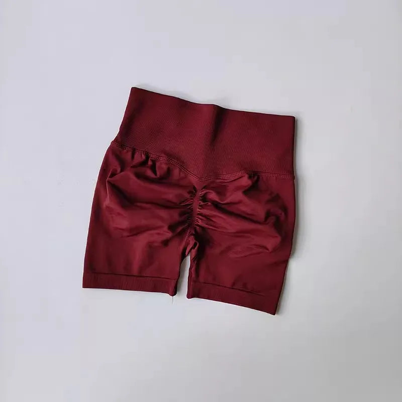 Women’s Summer High-Waist Push-Up Yoga Shorts
