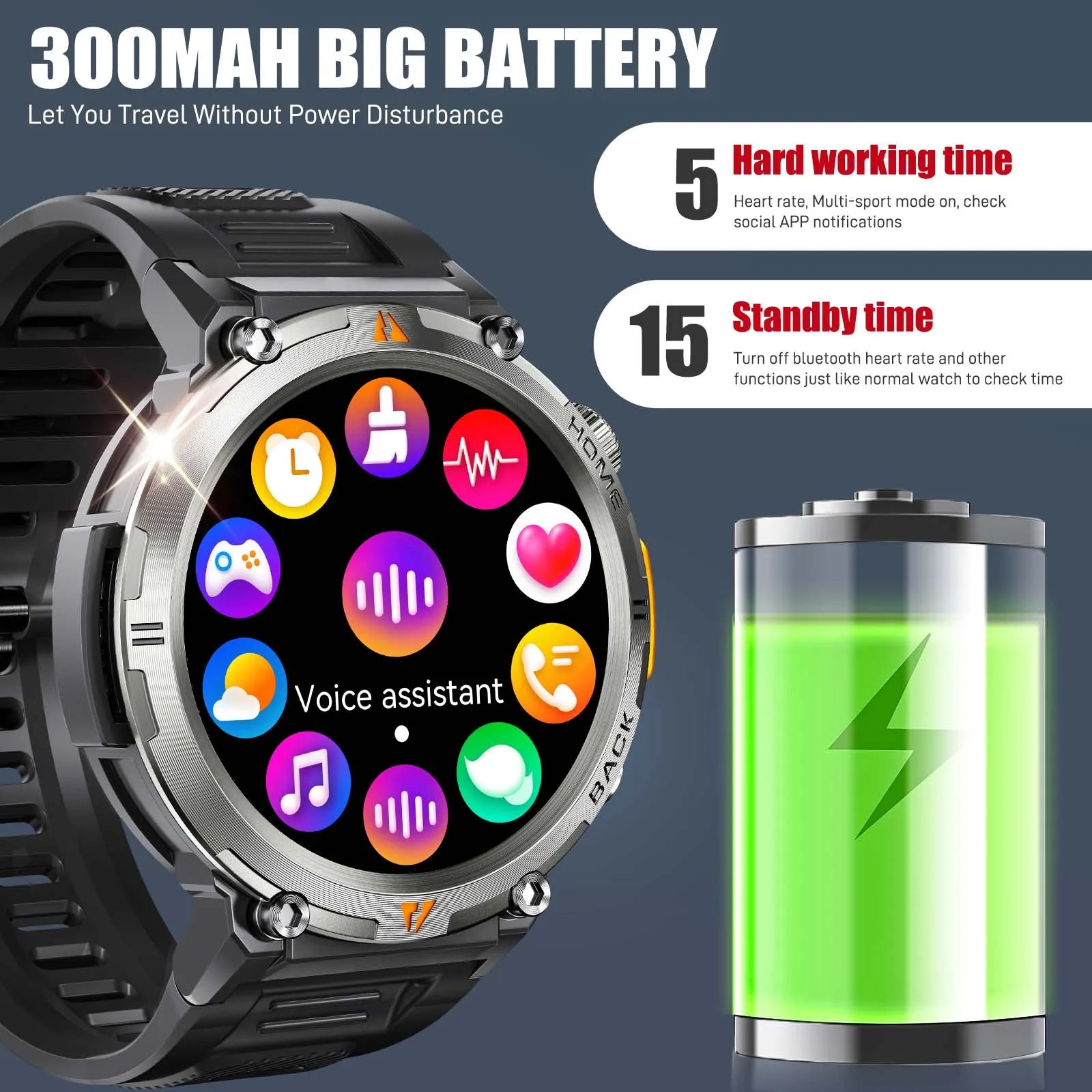 EIGIIS KE3 2024 Bluetooth Call Smartwatch