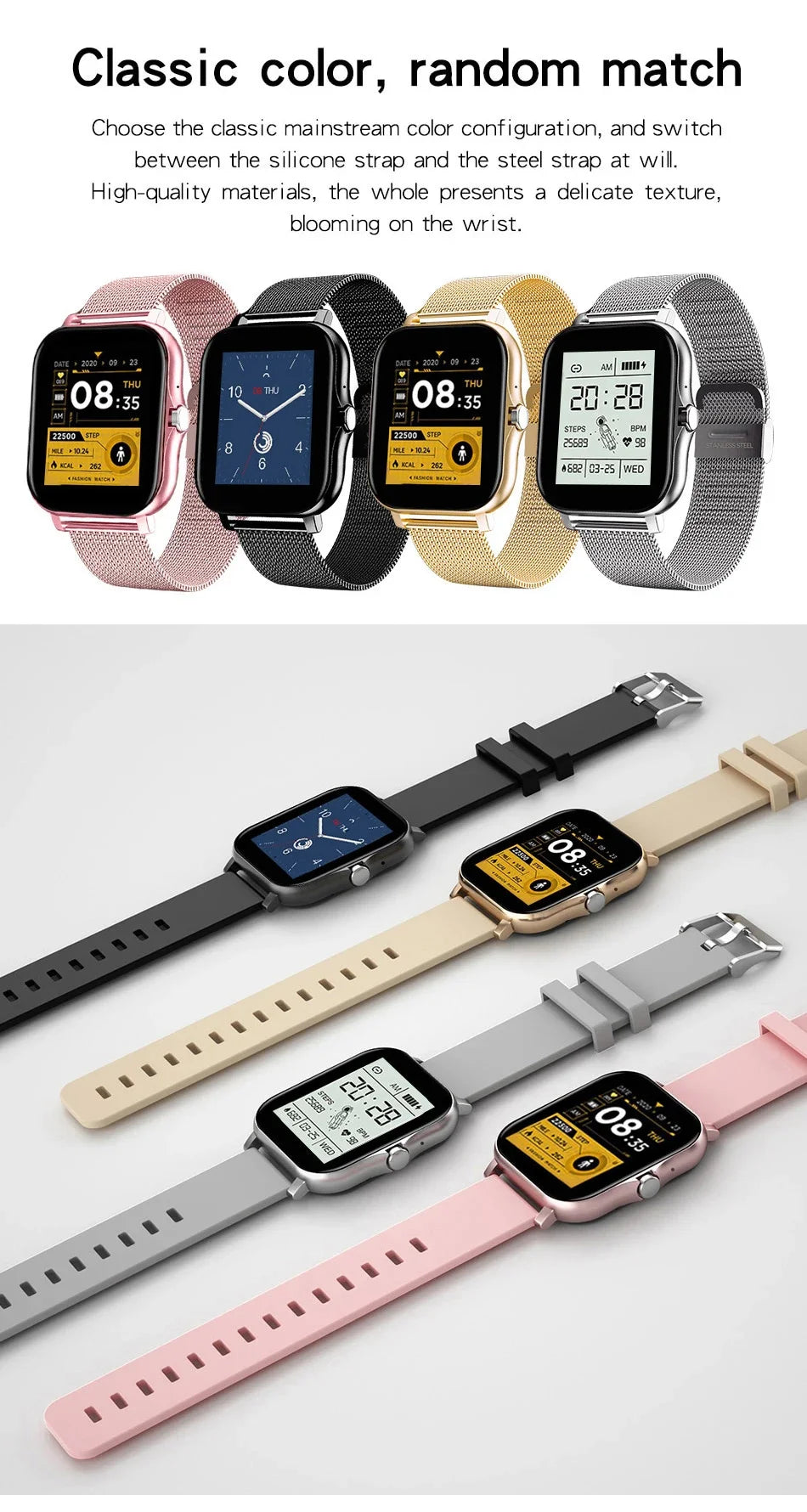 New Smartwatch 1.44" Color Screen