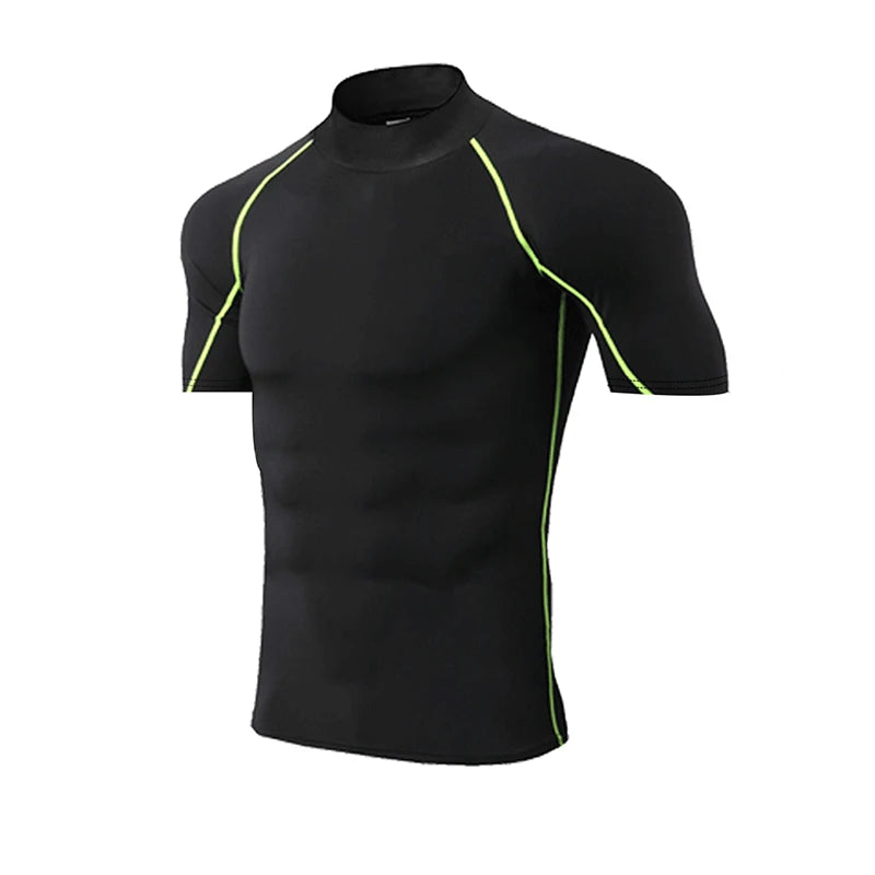 Men's Compression Workout T-Shirt – Short Sleeve Quick Dry Gym Top