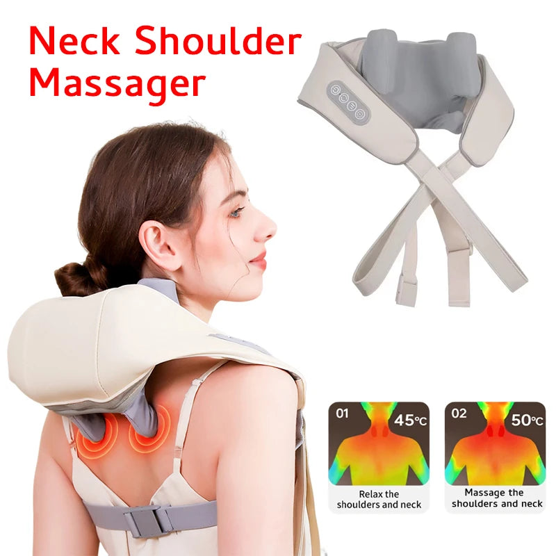 Shiatsu Neck & Shoulder Massager Shawl
