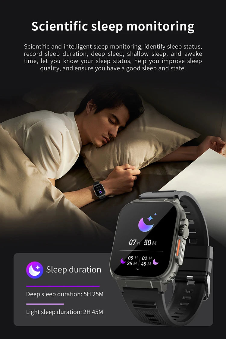 A70 Smart Watch 1.96" Bluetooth Call, Music