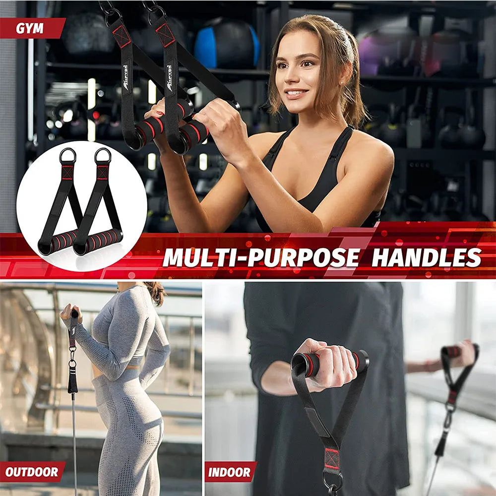 Triceps & Face Pull Rope Handle for Gym