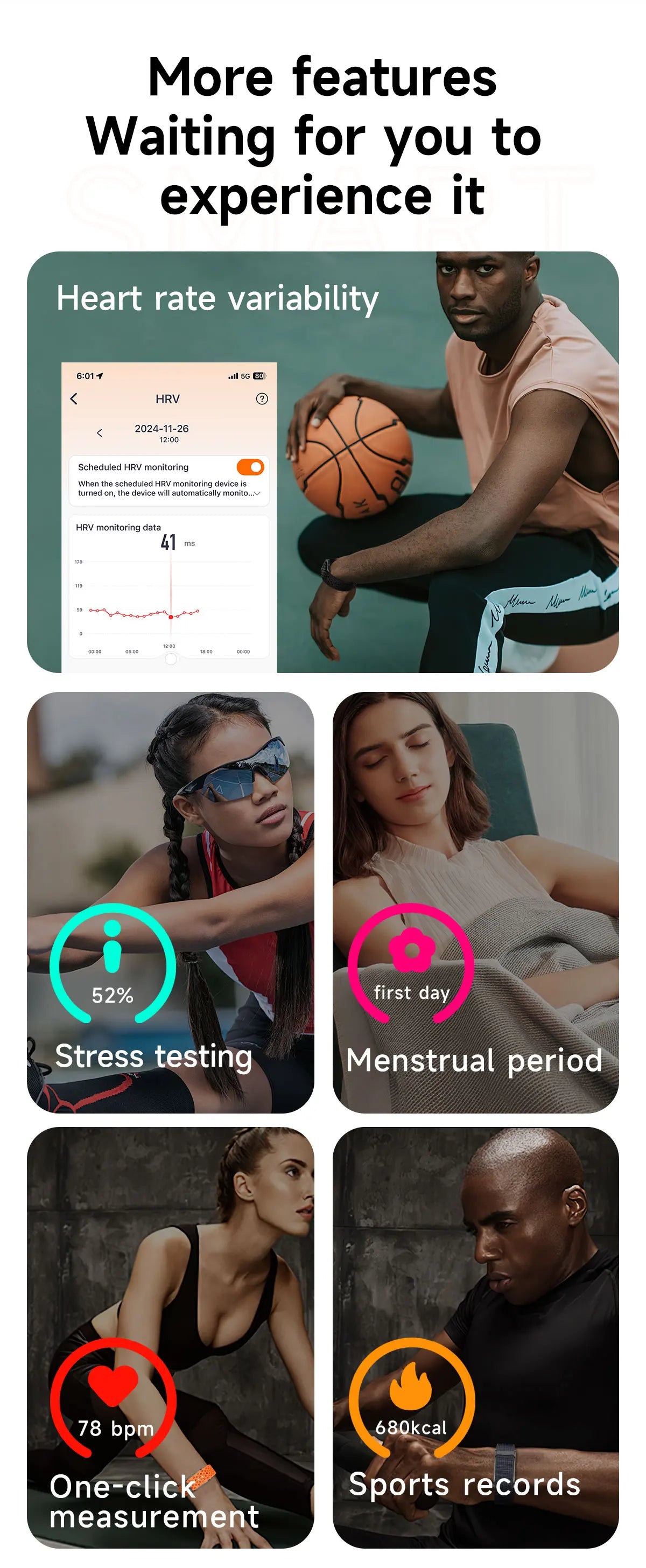 LIGE Fitness Smartwatch for Men & Women