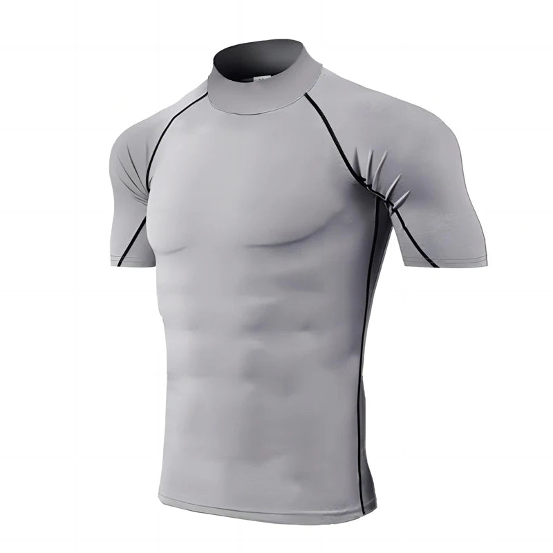 Men's Compression Workout T-Shirt – Short Sleeve Quick Dry Gym Top