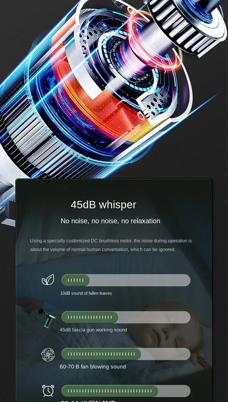 USB Mini Massage Gun for Muscle Relaxation