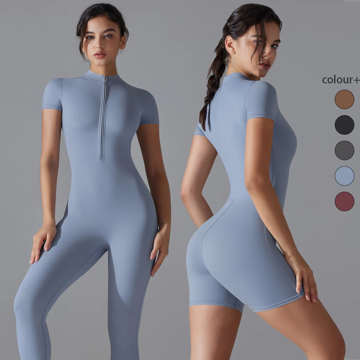 Women’s Breathable Quick-Dry Fitness Bodysuit