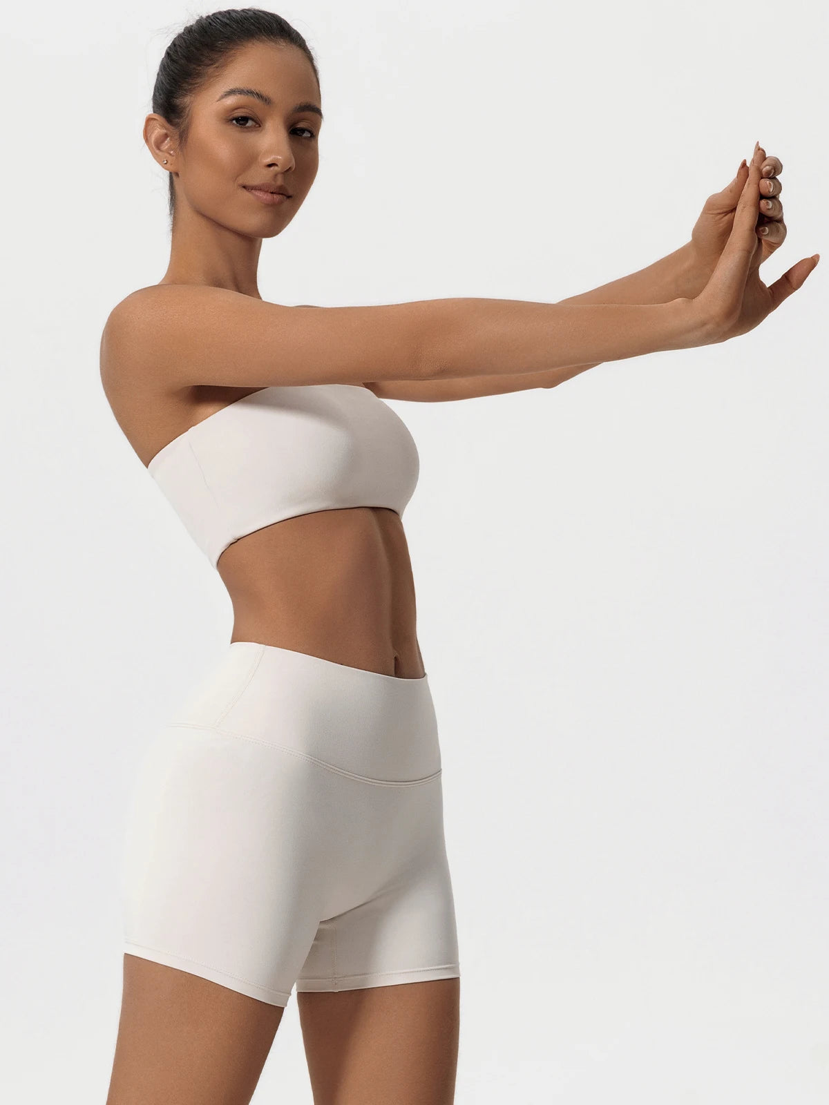 Ctenkevet Women’s 2-Piece Strapless Fitness Set