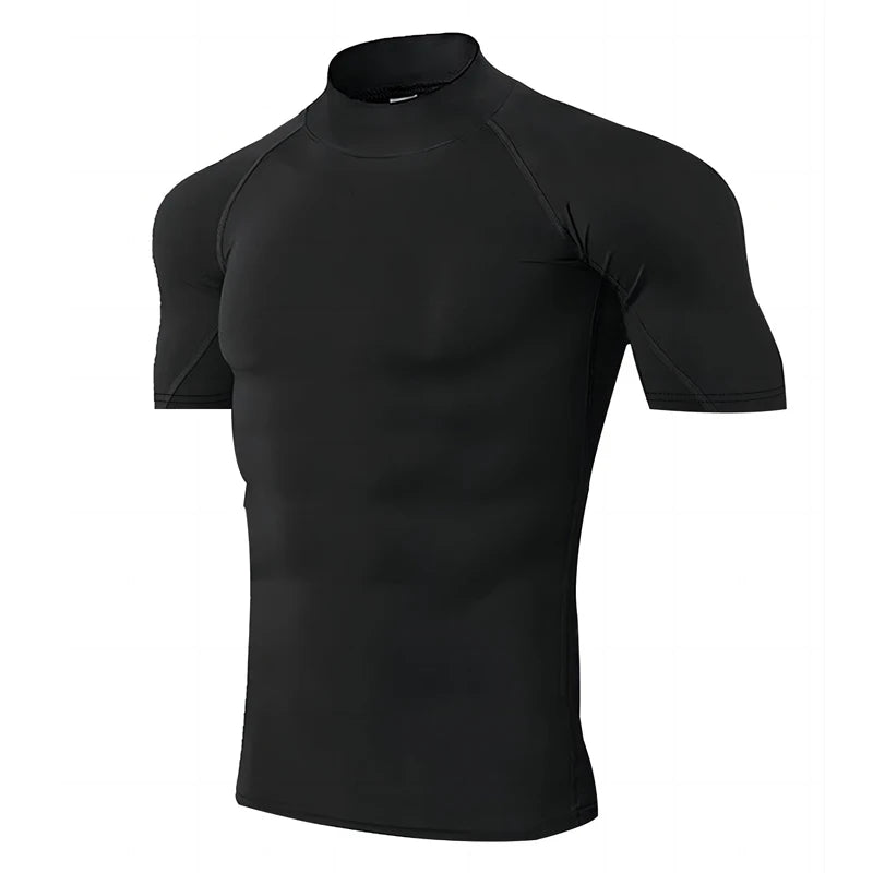 Men's Compression Workout T-Shirt – Short Sleeve Quick Dry Gym Top