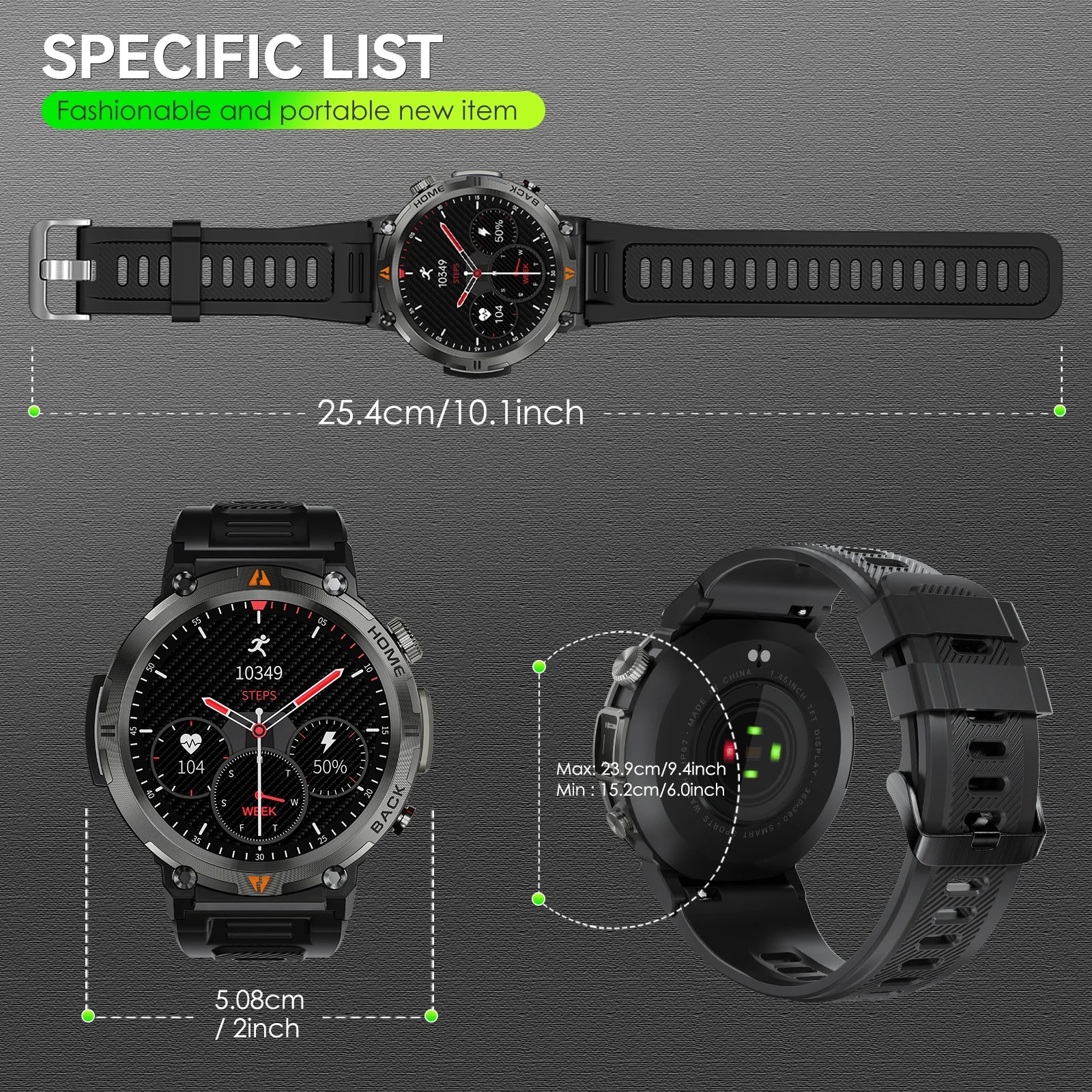 EIGIIS KE3 2024 Bluetooth Call Smartwatch