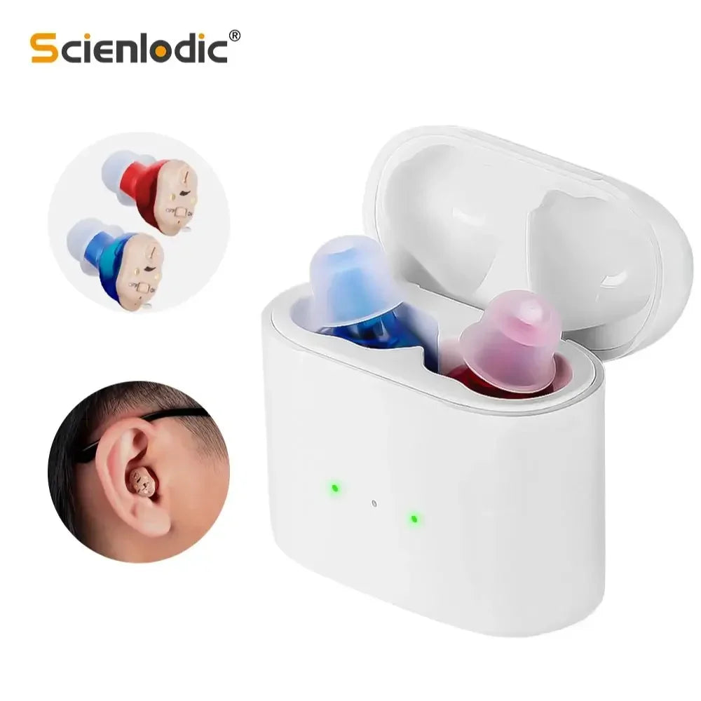 Rechargeable Mini Invisible Wireless Hearing Aid for Elderly