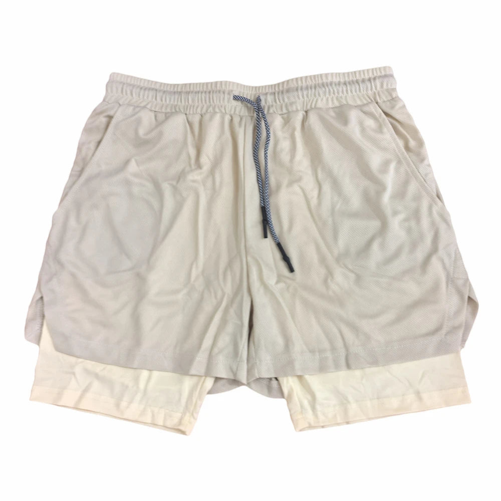 Men’s Multi-Pocket Camouflage Fitness Shorts