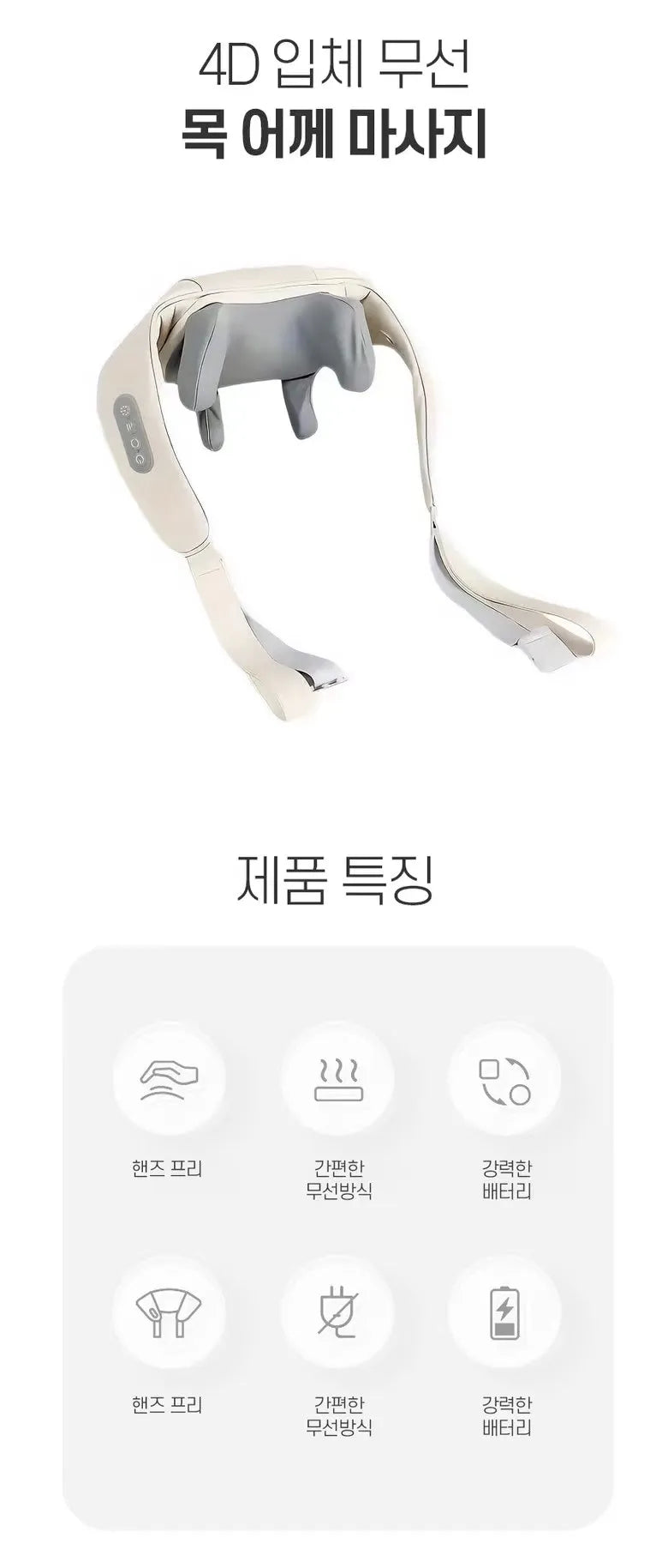 Shiatsu Neck & Shoulder Massager Shawl