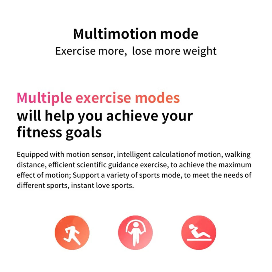 M6 Fitness Smartwatch for Men & Women