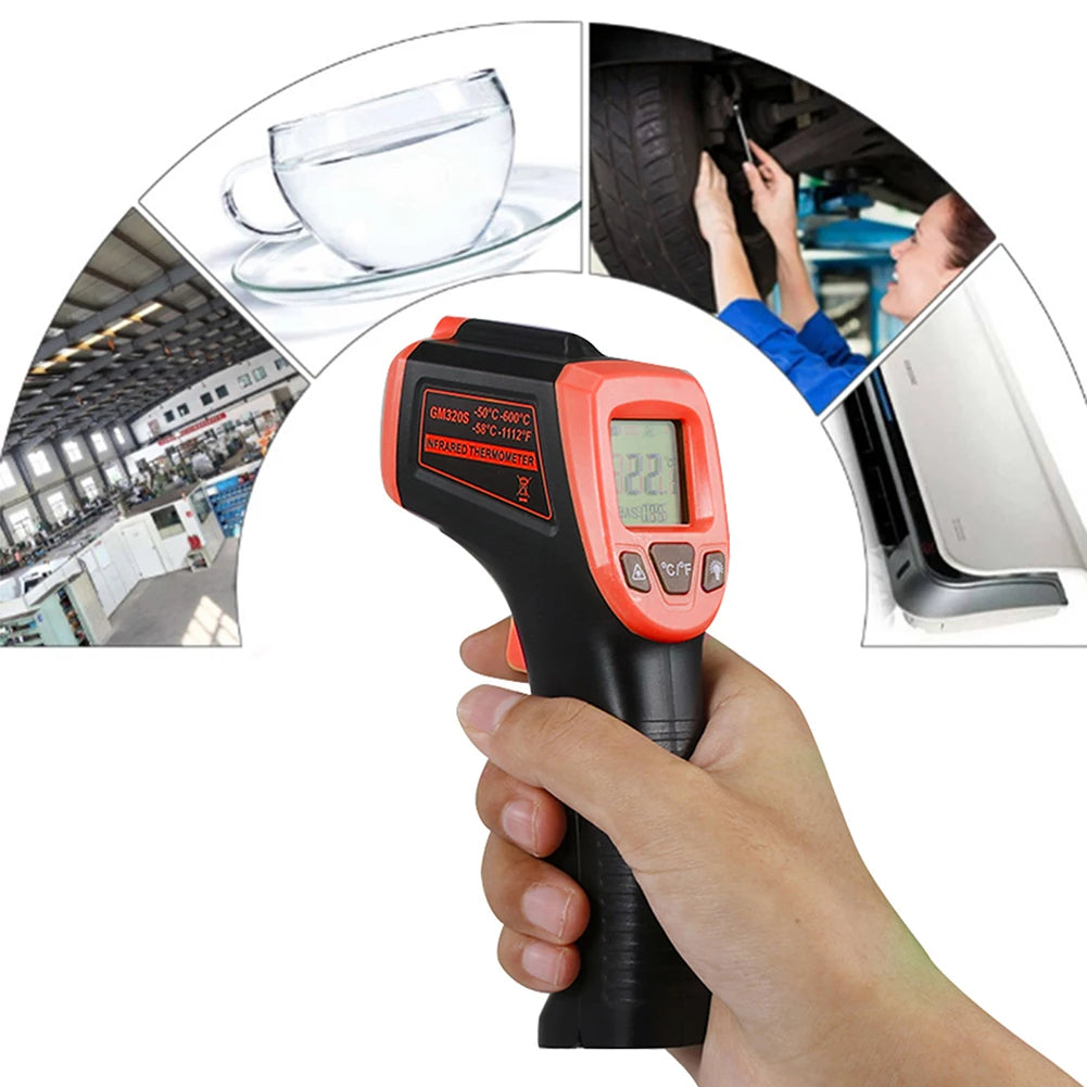 Digital Infrared Thermometer Contactless IR Laser Pyrometer