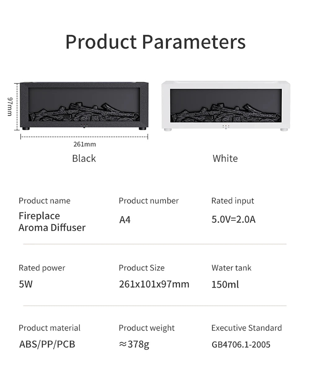 Air Humidifier & Essential Oil Diffuser