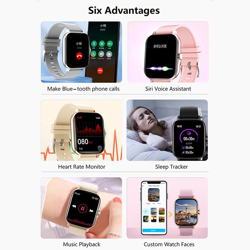 2025 Sport Smartwatch – Fitness, Health Monitor