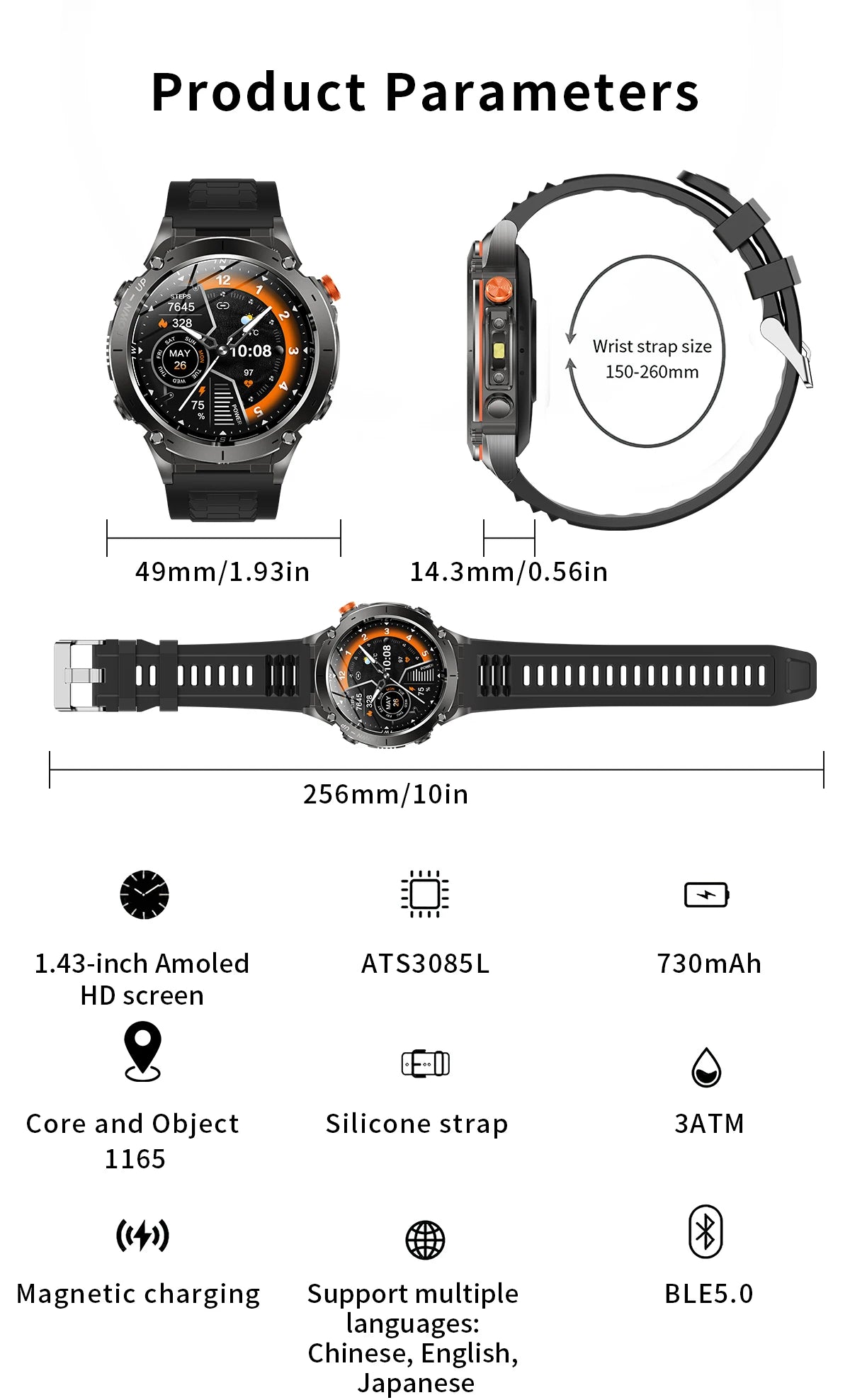 2025 Xiaomi Ultra GPS Smartwatch