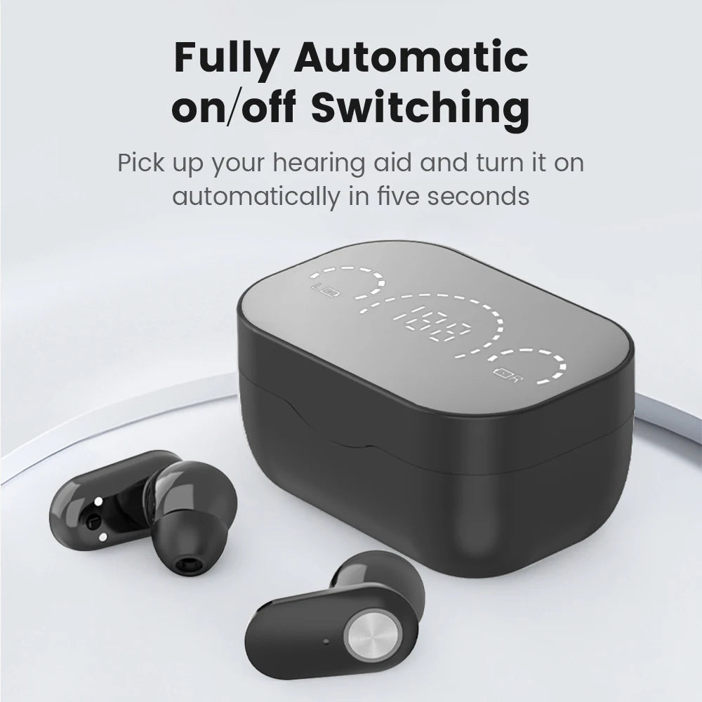 Rechargeable Mini Invisible Wireless Hearing Aid for Elderly