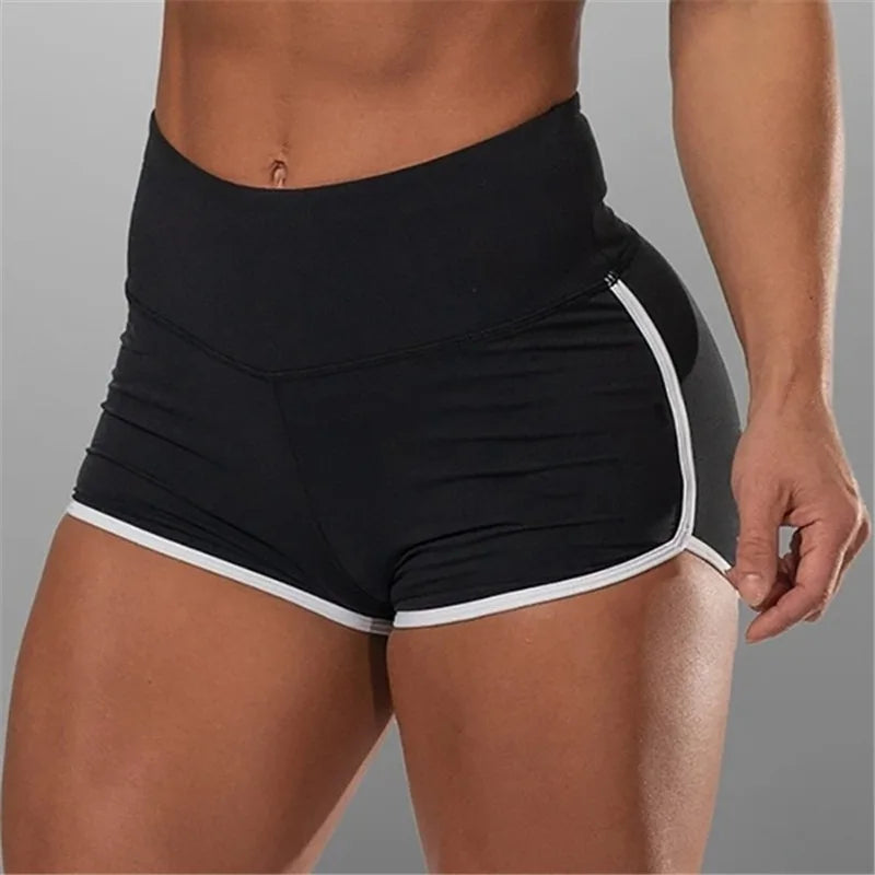 Women's Summer Gym Shorts – Low Waist Stretchy Fitness & Yoga Shorts