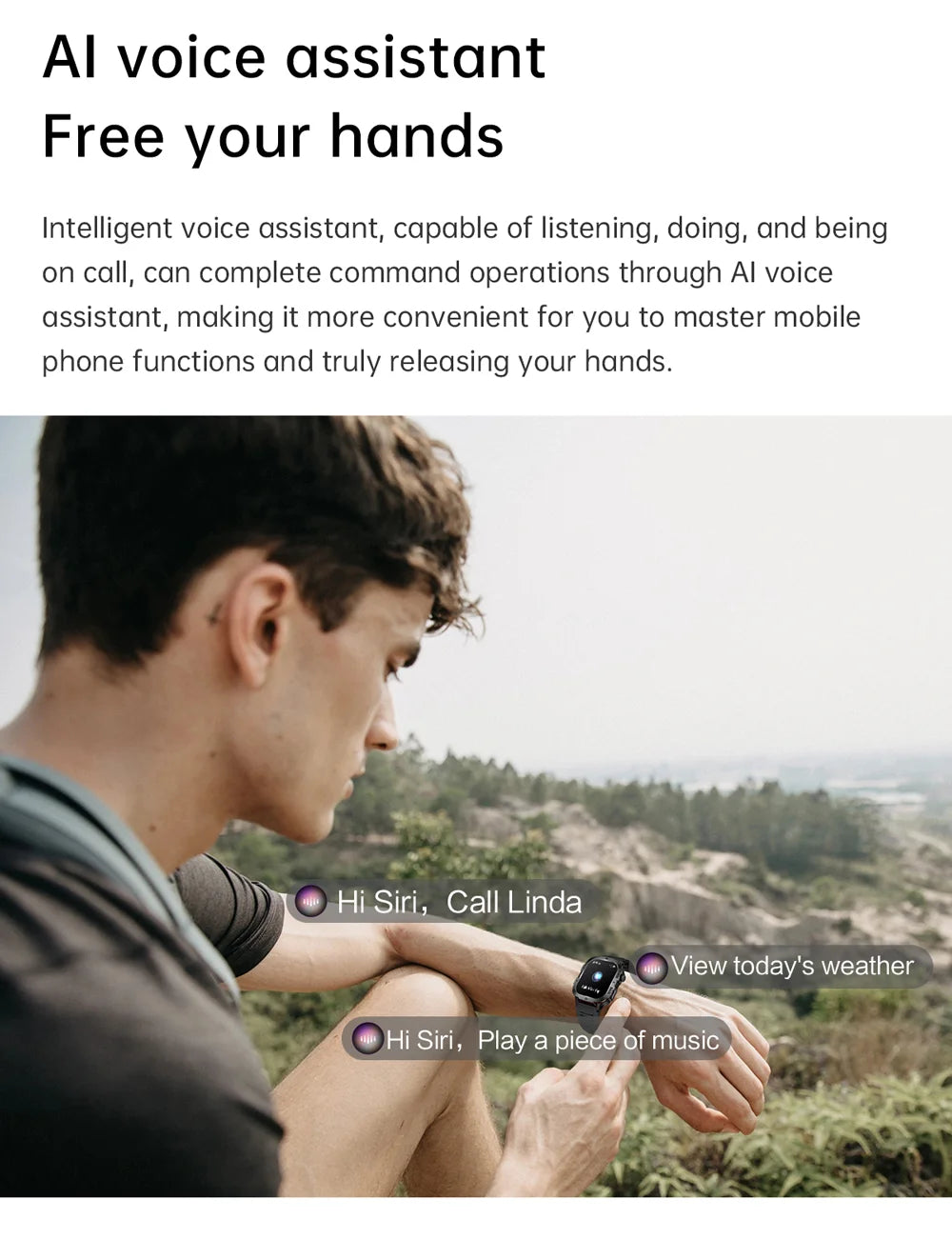 KM01 Smart Watch for Men – Bluetooth Calls, 2.01" TFT Screen, Music & SMS