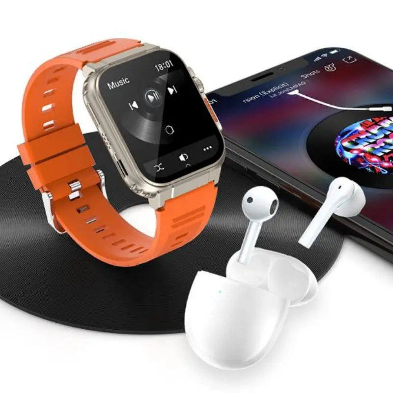 A70 Smart Watch 1.96" Bluetooth Call, Music
