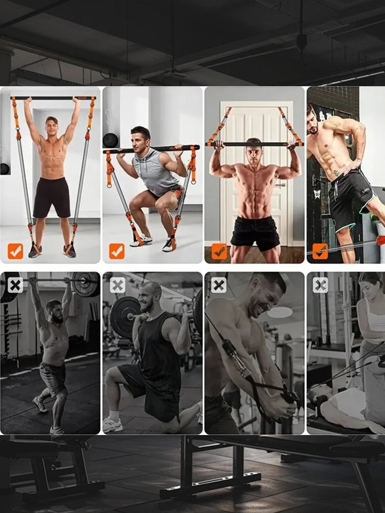 Pilates Bar Kit with Resistance Bands