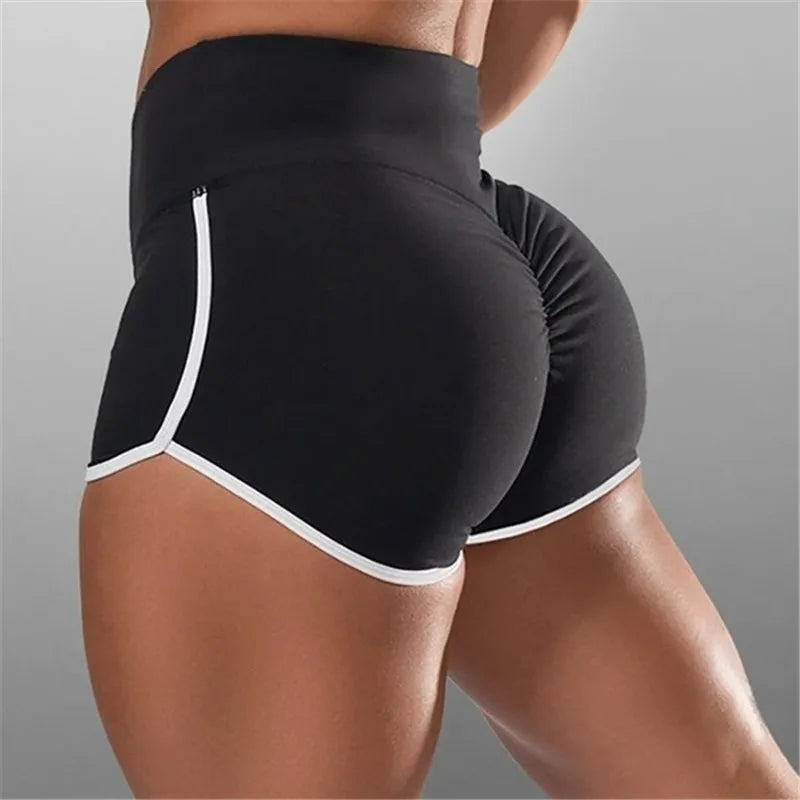 Women's Summer Gym Shorts – Low Waist Stretchy Fitness & Yoga Shorts